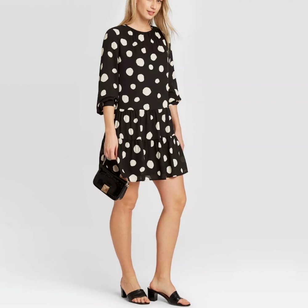 Who-What-Where Polka-dot Dress